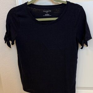 Talbots Elegant Blue Short Sleeve Tee